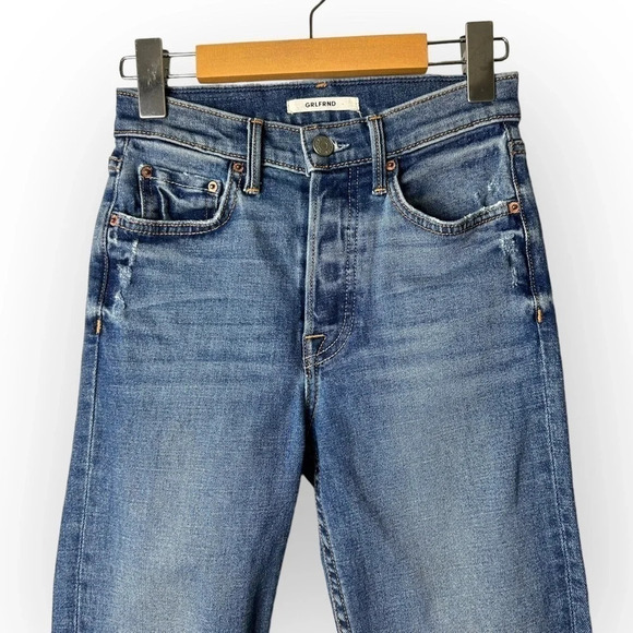 GRLFRND Karolina High-Rise Skinny Blue Midnight - Picture 4 of 10